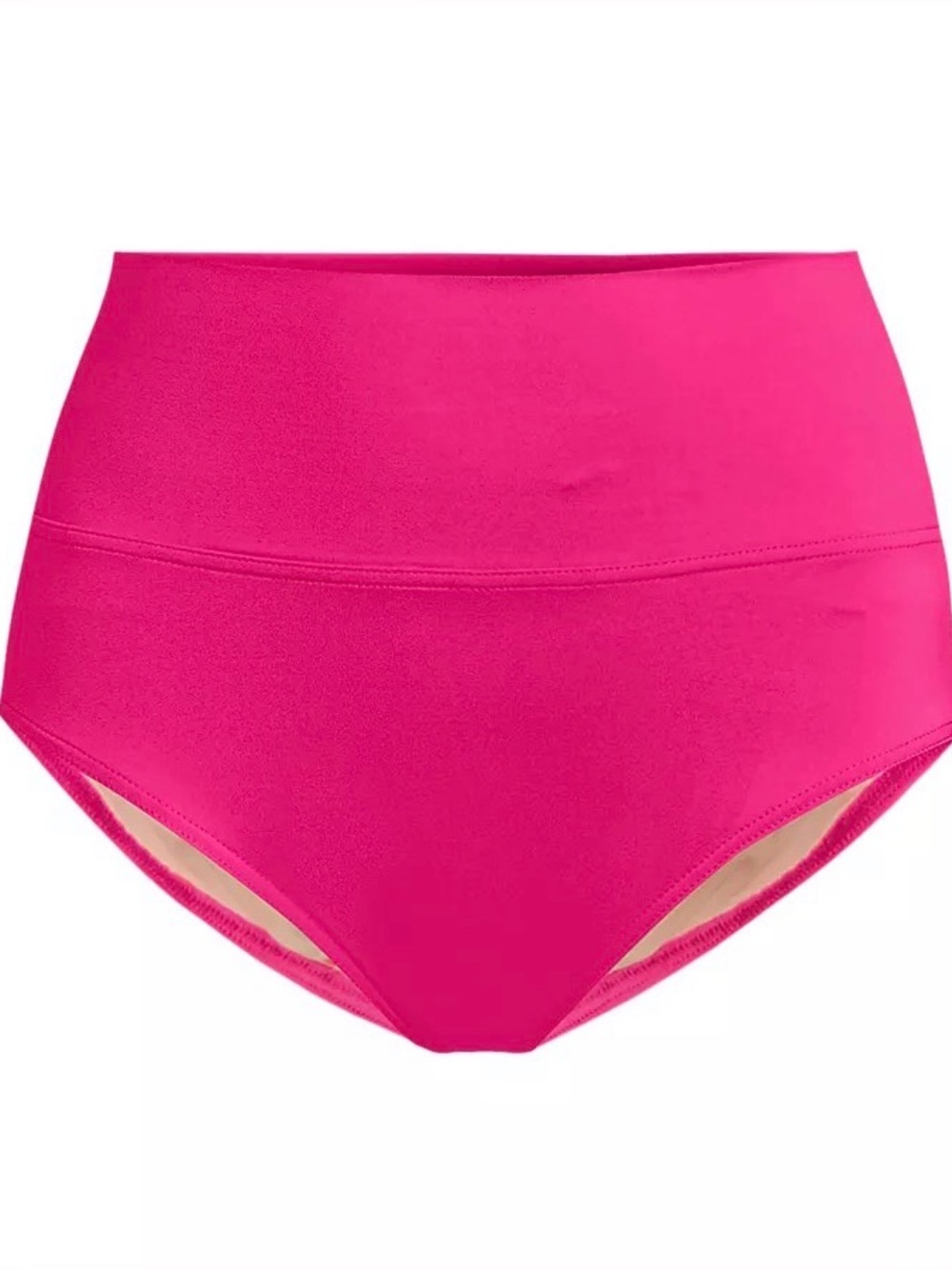 2 Women's Pinchless High Waisted Bikini Bottoms -SIZE 10